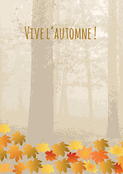 Douceur des feuilles au c&oelig;ur d'octobre